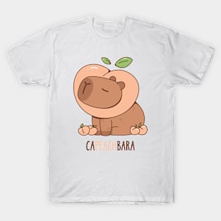 Capybara and Peaches T-Shirt